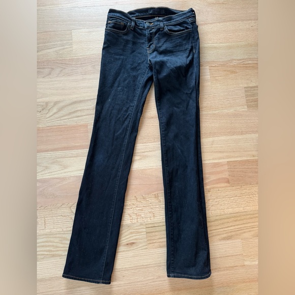 J Brand 914 Black Cigarette Leg Jeans Size 27 Denim - Picture 1 of 10